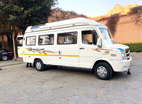 Tempo Traveller — Sabka Safar tour vehicle